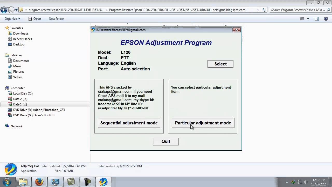 free download resetter epson l220
